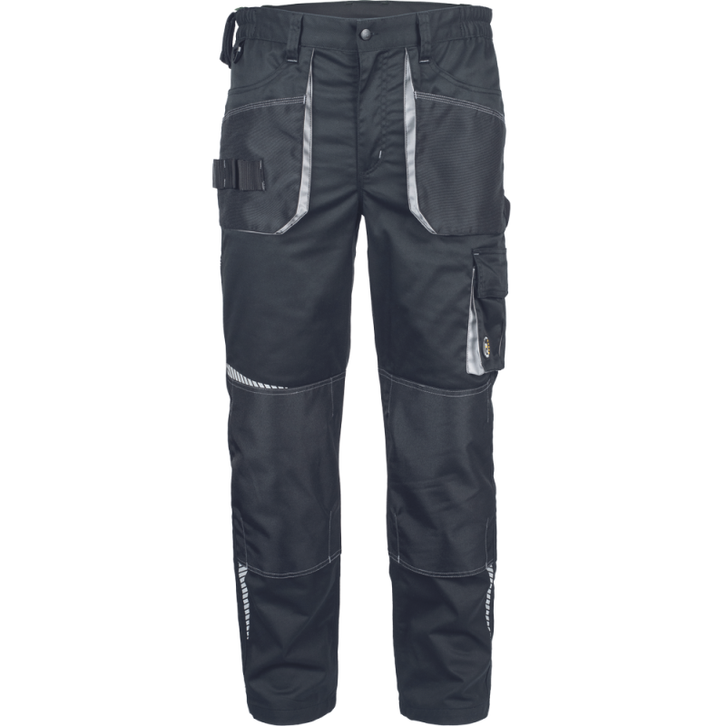 Kalhoty EMERTON STR do pasu, zimní, černé