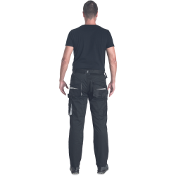 Kalhoty EMERTON STR do pasu, zimní, černé