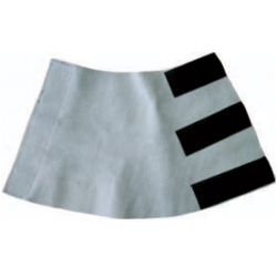 Nátepník kožený, na suchý zip, 38x20 cm