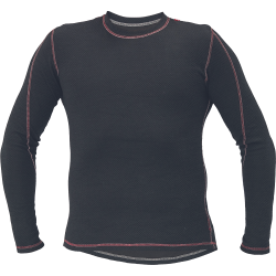 Tričko ABILD dlouhý rukáv, černé