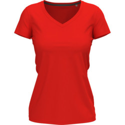 Tričko V-Neck T Claire, výstřih do V, krátký rukáv, dámské