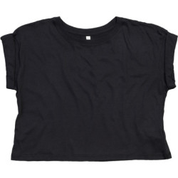 Tričko crop top M96, dámský, krátký rukáv