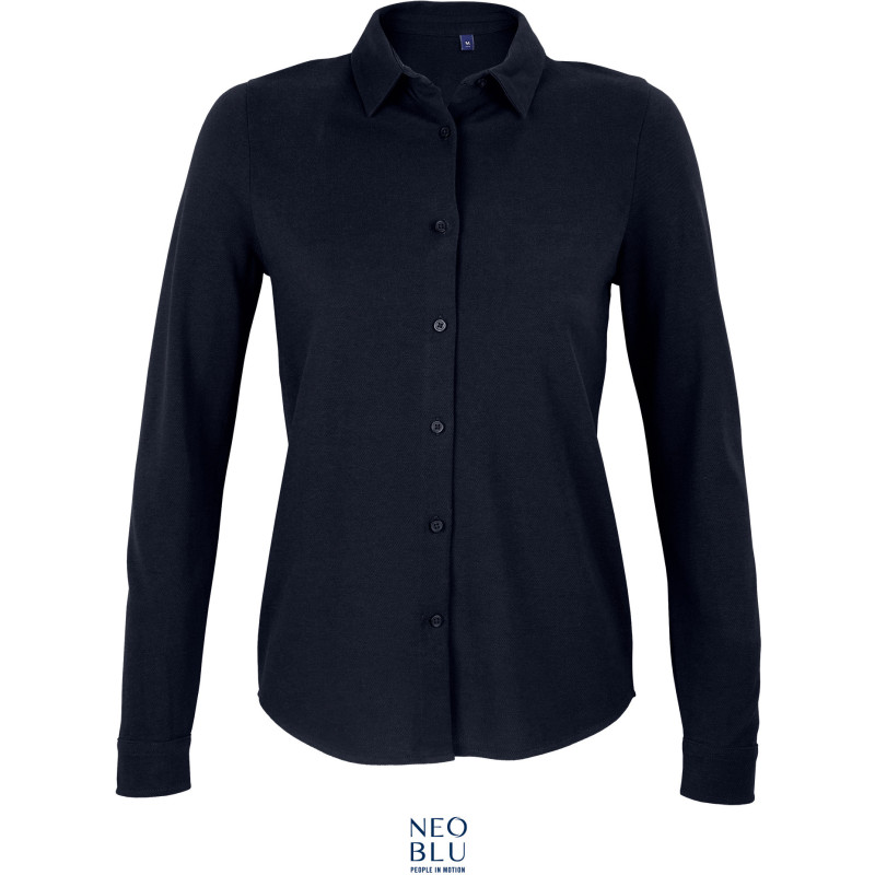 Košile Basile Women, piqué, dlouhý rukáv, dámská