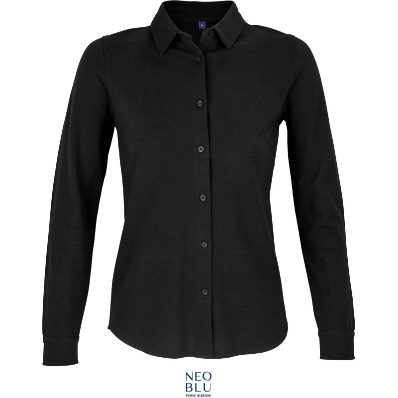 Košile Basile Women, piqué, dlouhý rukáv, dámská