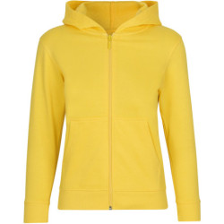 Mikina s kapucí O 13301 na zip, bio bavlna, dětská