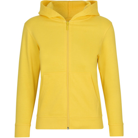 Mikina s kapucí O 13301 na zip, bio bavlna, dětská