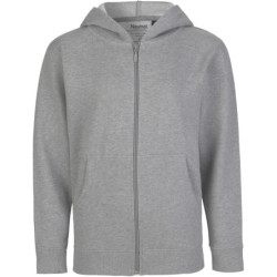 Mikina s kapucí O 13301 na zip, bio bavlna, dětská