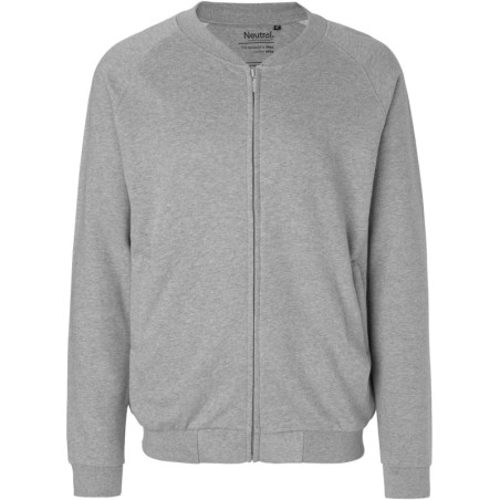 Mikina O73501 bio na zip, unisex