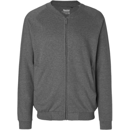 Mikina O73501 bio na zip, unisex