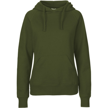 Mikina s kapucí O 83101, bio bavlna, dámská