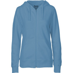 Mikina s kapucí O 83301 na zip, bio bavlna, dámská