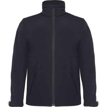 Bunda B&C Hooded Softshell /kids, softshellová, 3-vrstvá, dámská