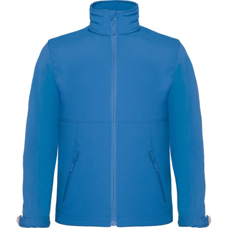 Bunda B&C Hooded Softshell /kids, softshellová, 3-vrstvá, dámská