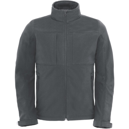 Bunda B&C Hooded Softshell /men s kapucí, softshellová, pánská