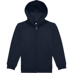 Mikina s kapucí B&C ID.334 Zip Hood kids na zip, dětská