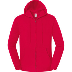Mikina Iconic Premium Hooded Sweat Jacket na zip s kapucí, těžká bavlna, unisex