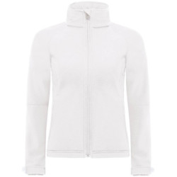 Bunda B&C Hooded Softshell women s kapucí, softshellová, 3-vrstvá, dámská
