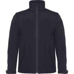 Bunda B&C Hooded Softshell /kids, softshellová, 3-vrstvá, dámská