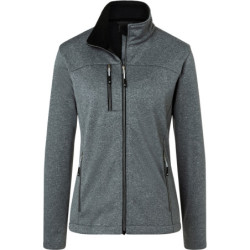 Bunda JN 1147, softshellová, melanžová, dámská