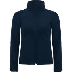 Bunda B&C Hooded Softshell women s kapucí, softshellová, 3-vrstvá, dámská