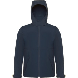 Bunda B&C Hooded Softshell /kids, softshellová, 3-vrstvá, dámská