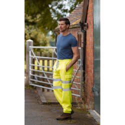 Tepláky HV016T Hi-Vis, výstražné - AKCE!