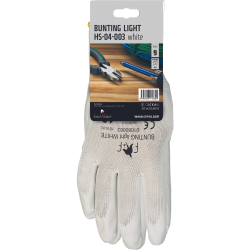 Rukavice BUNTING LIGHT HS-04-003 s BLISTREM, bílé