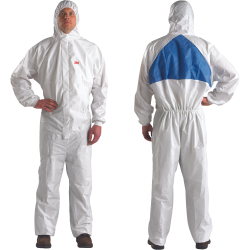 Oblek 3M 4540+  jednorázový PP, bílo-modrá