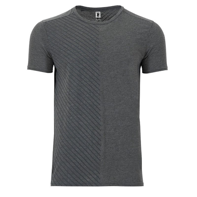 Tričko Baku, sportovní, ebenově šedé, velikost M - VÝPRODEJ