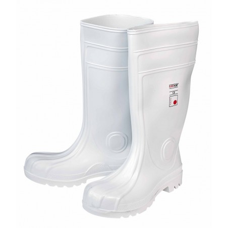 Holínky EUROFORT S4 bílé s ocelovou špicí