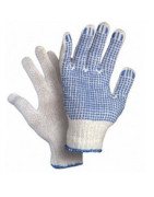 Povrstvené rukavice, povrstvené nitrilem, s terčíky